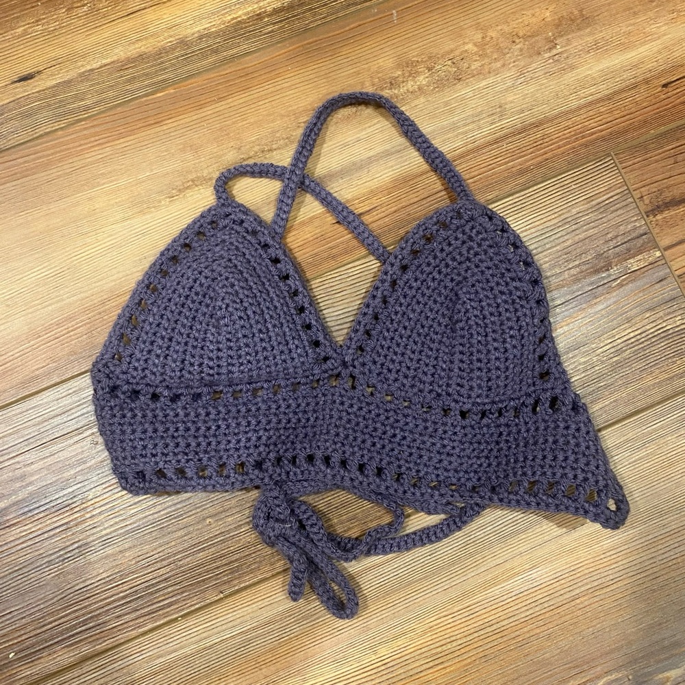 Crochet Purple Top